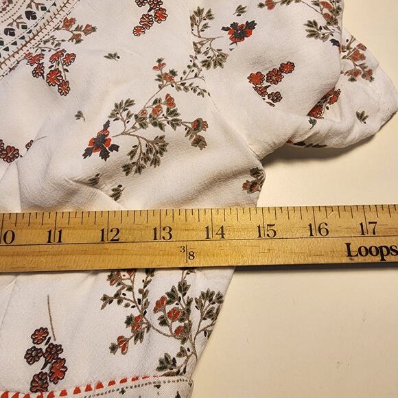 Lapogee Maxi Dress Womens S Floral Boho Fairycore prariecore Farmcore - Picture 4 of 6